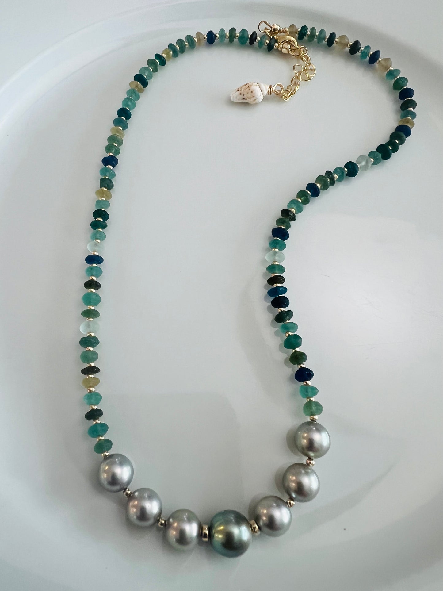 Sea Glass Tahitian Necklace