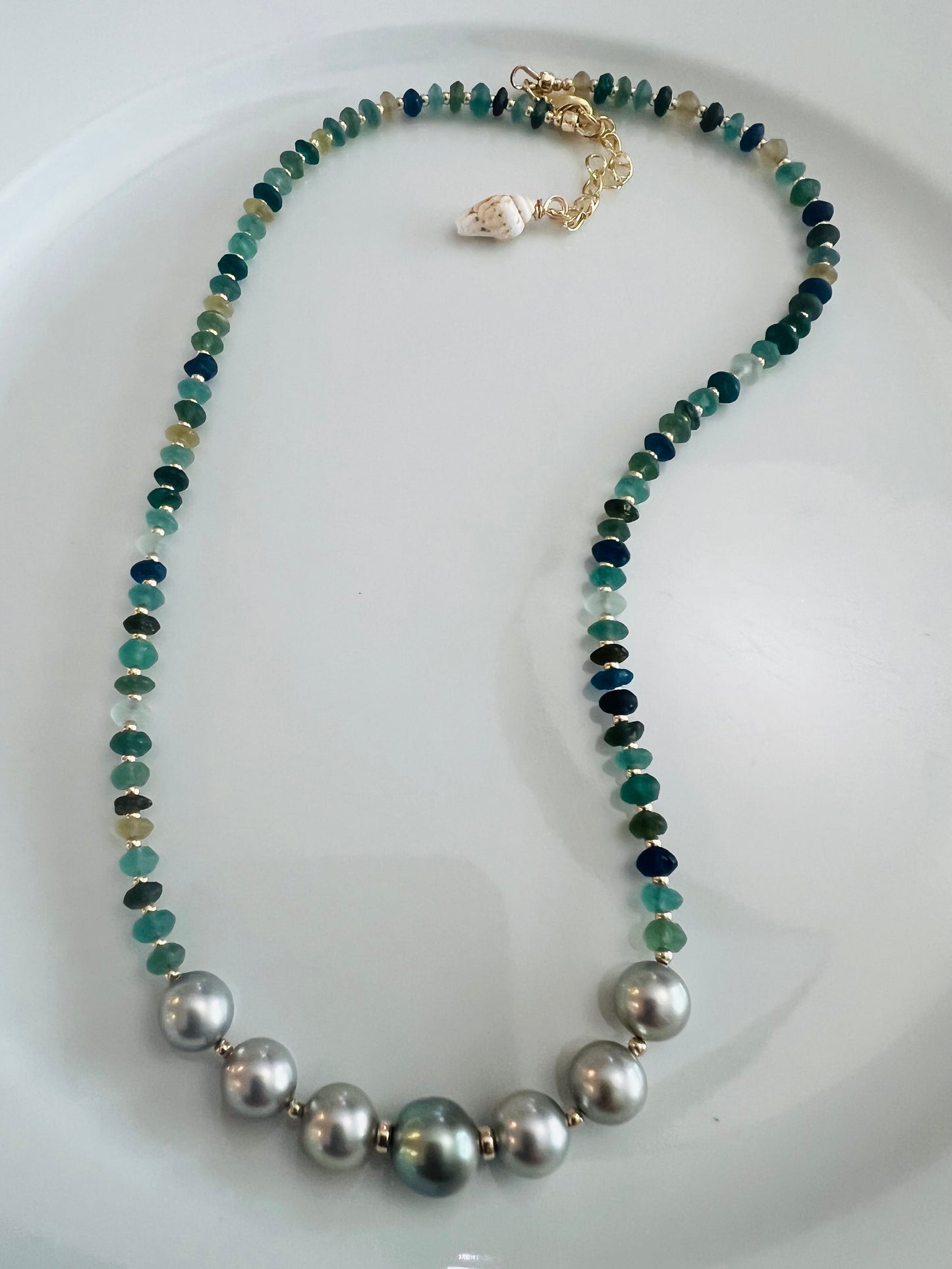 Sea Glass Tahitian Necklace