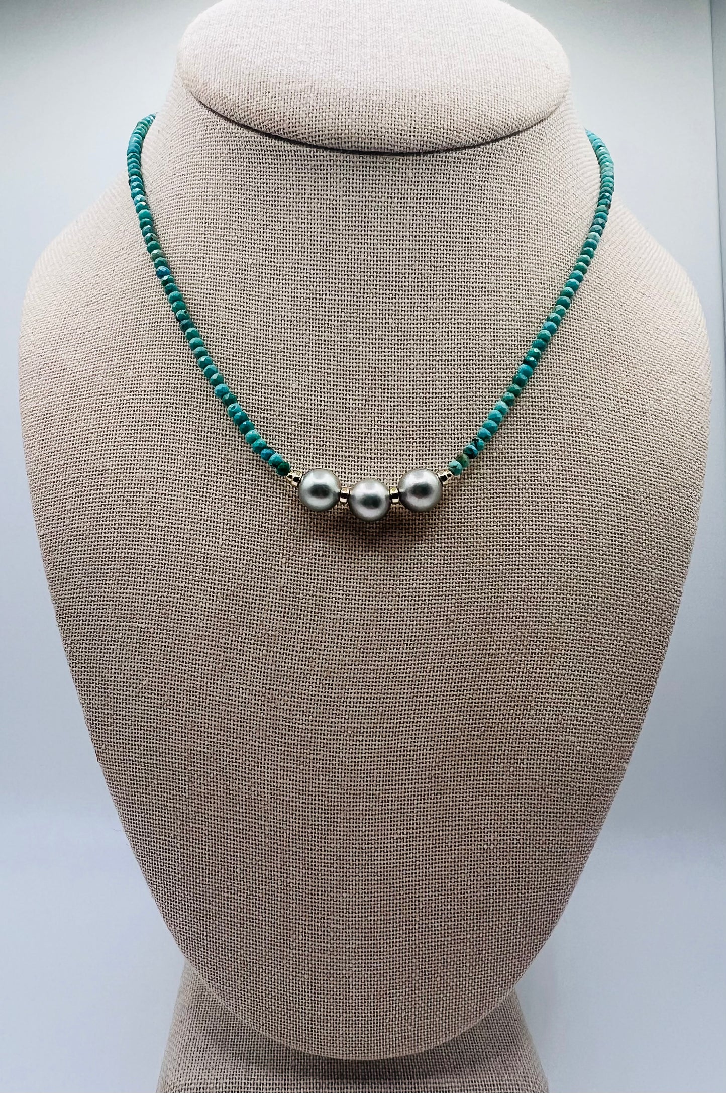 Turquoise Trio Necklace
