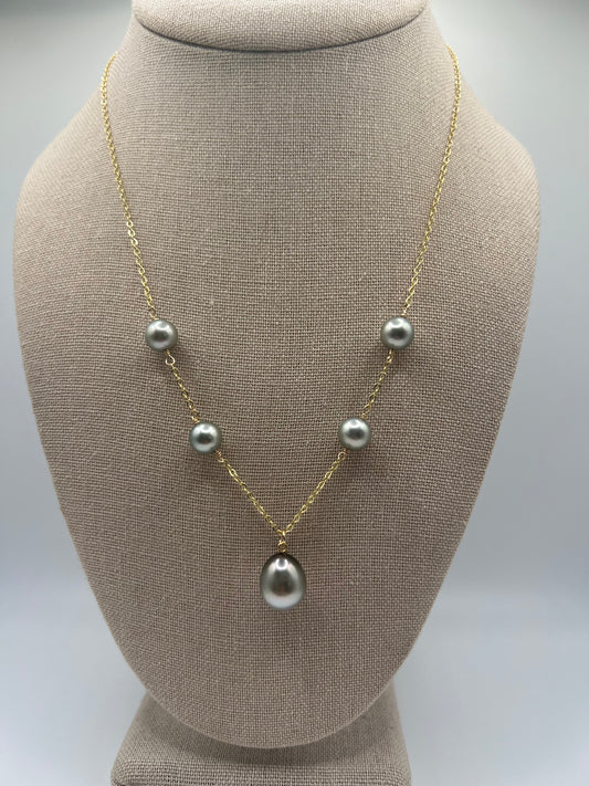 Silver Bubbles Necklace