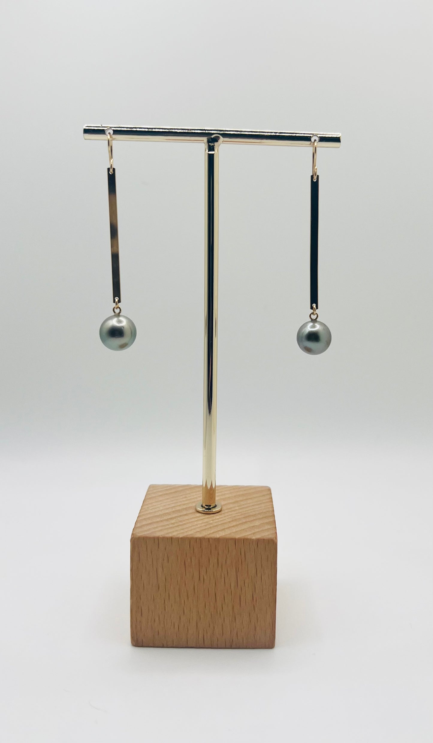 Tahitian Long Bar Earrings