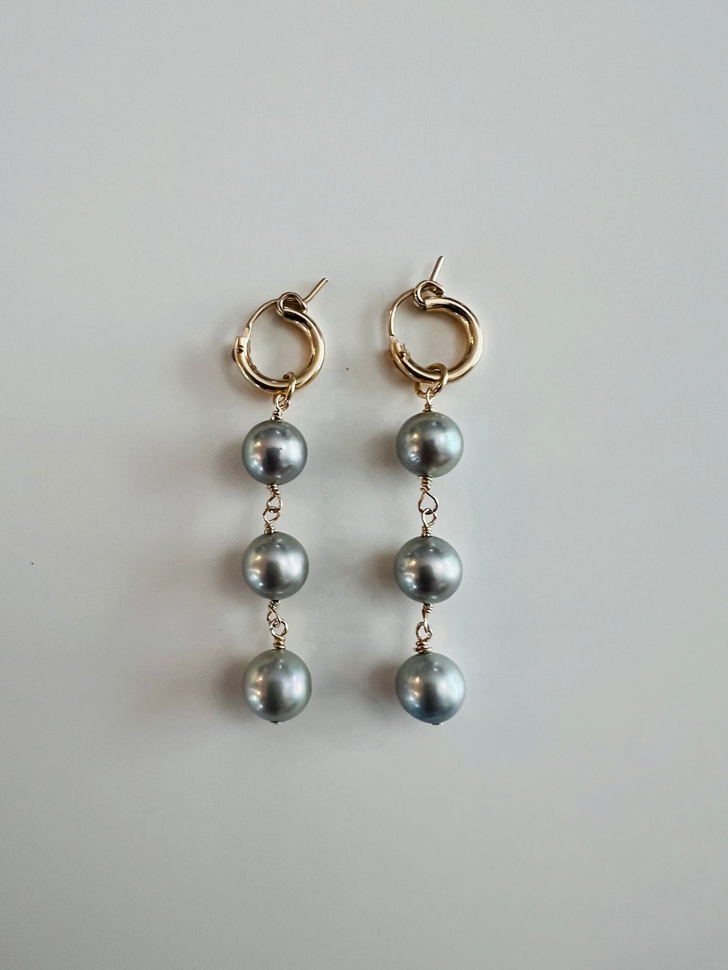 Silver Bubbles Earrings