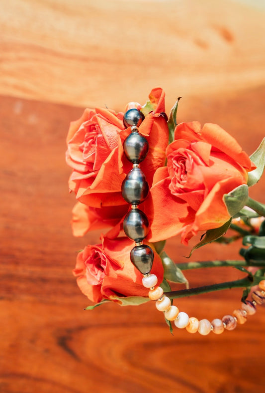 Spiny Oyster & Tahitian Pearl Necklace