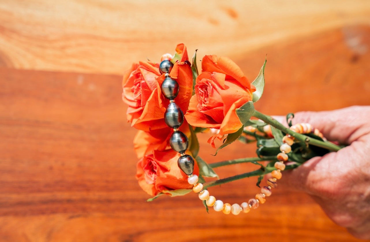 Spiny Oyster & Tahitian Pearl Necklace