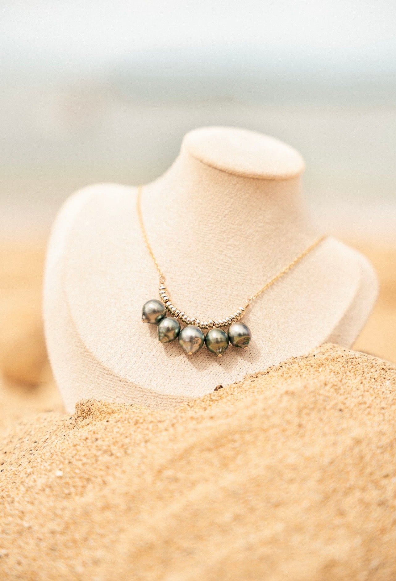 Tahitian Pearl Fringe Necklace