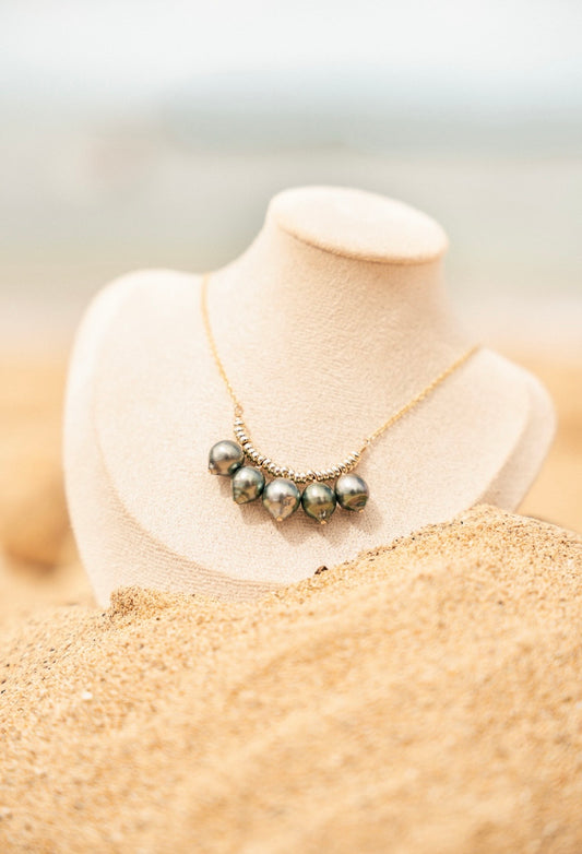 Tahitian Pearl Fringe Necklace