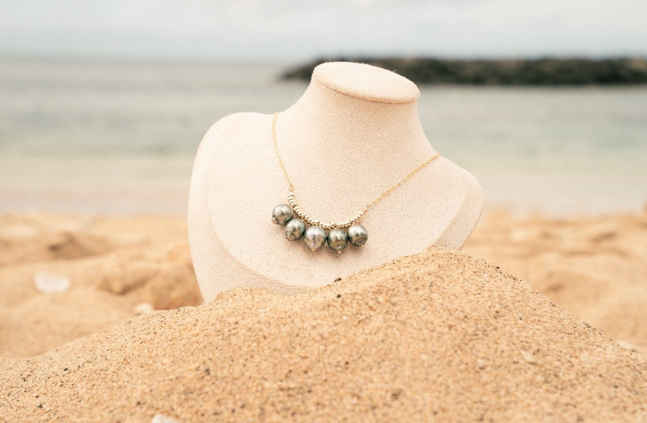 Tahitian Pearl Fringe Necklace