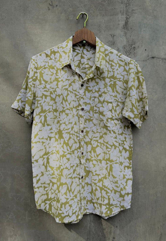 Kane Green Floral Aloha Shirt