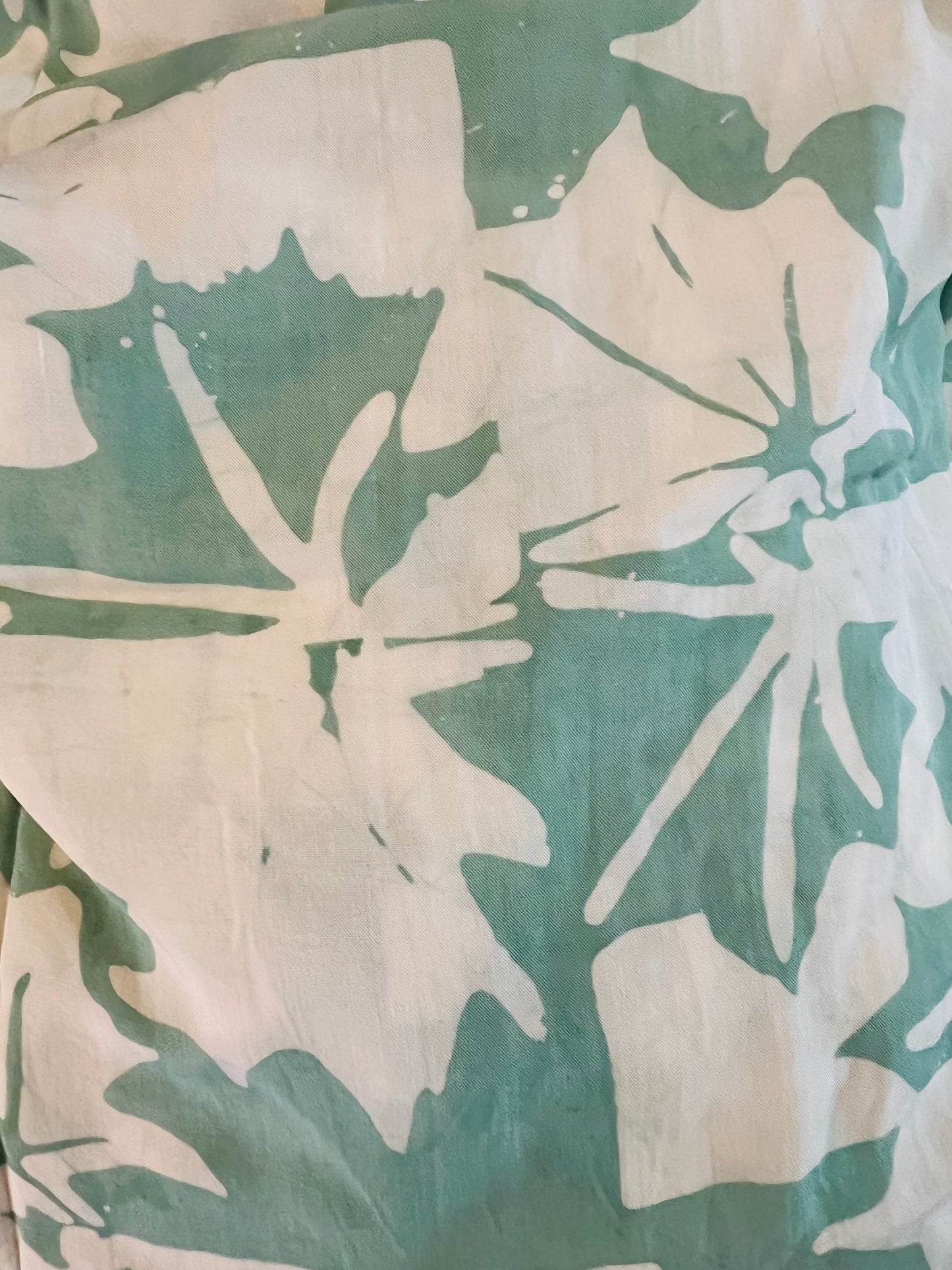 Kane Mint Leaves Aloha Shirt