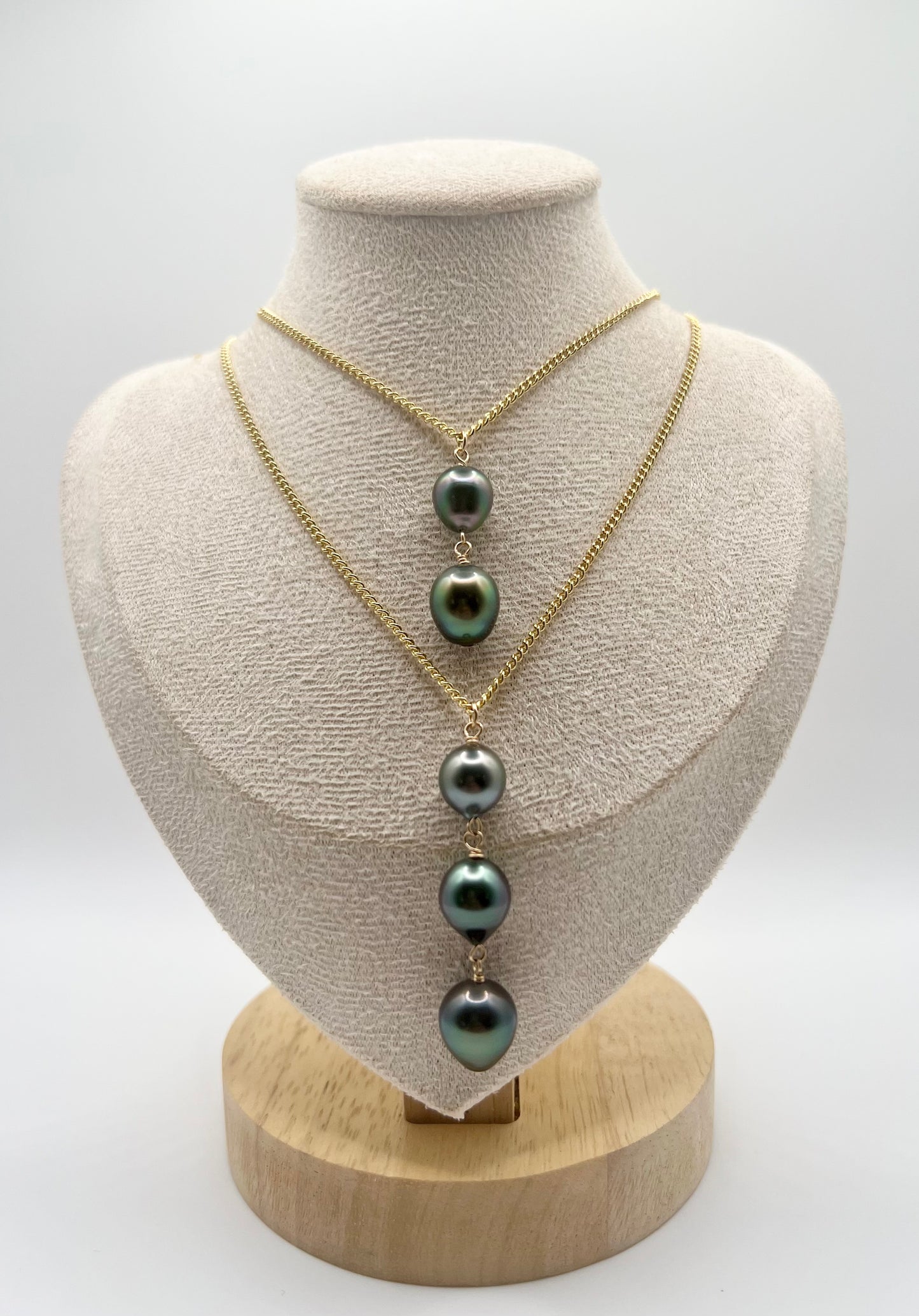Tahitian Double Drip Necklace