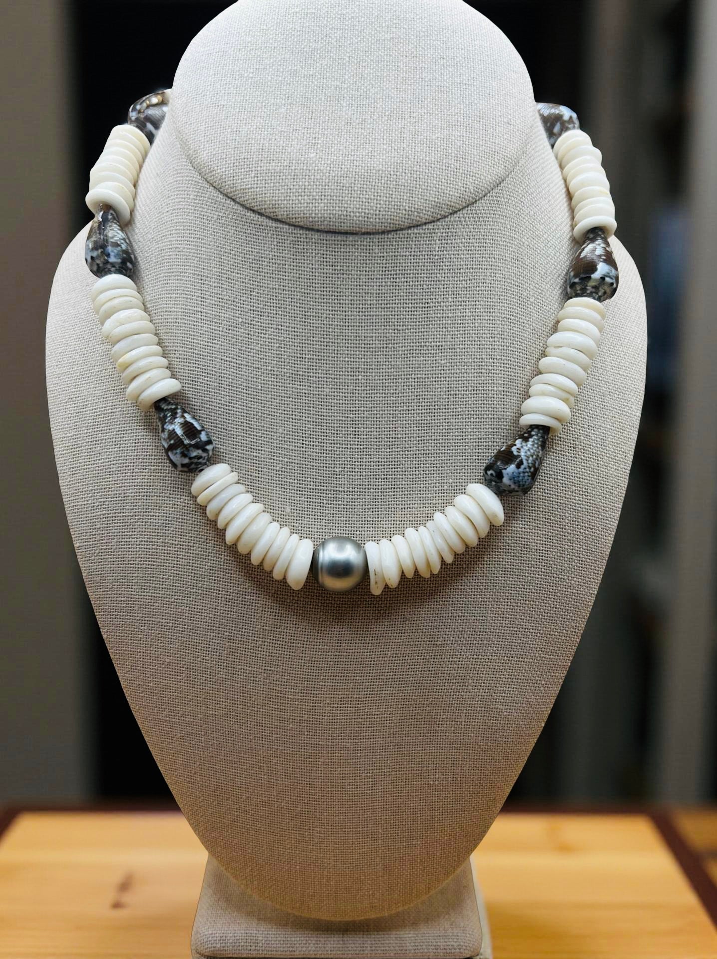 Tahitian Cat Cone & Puka Shells