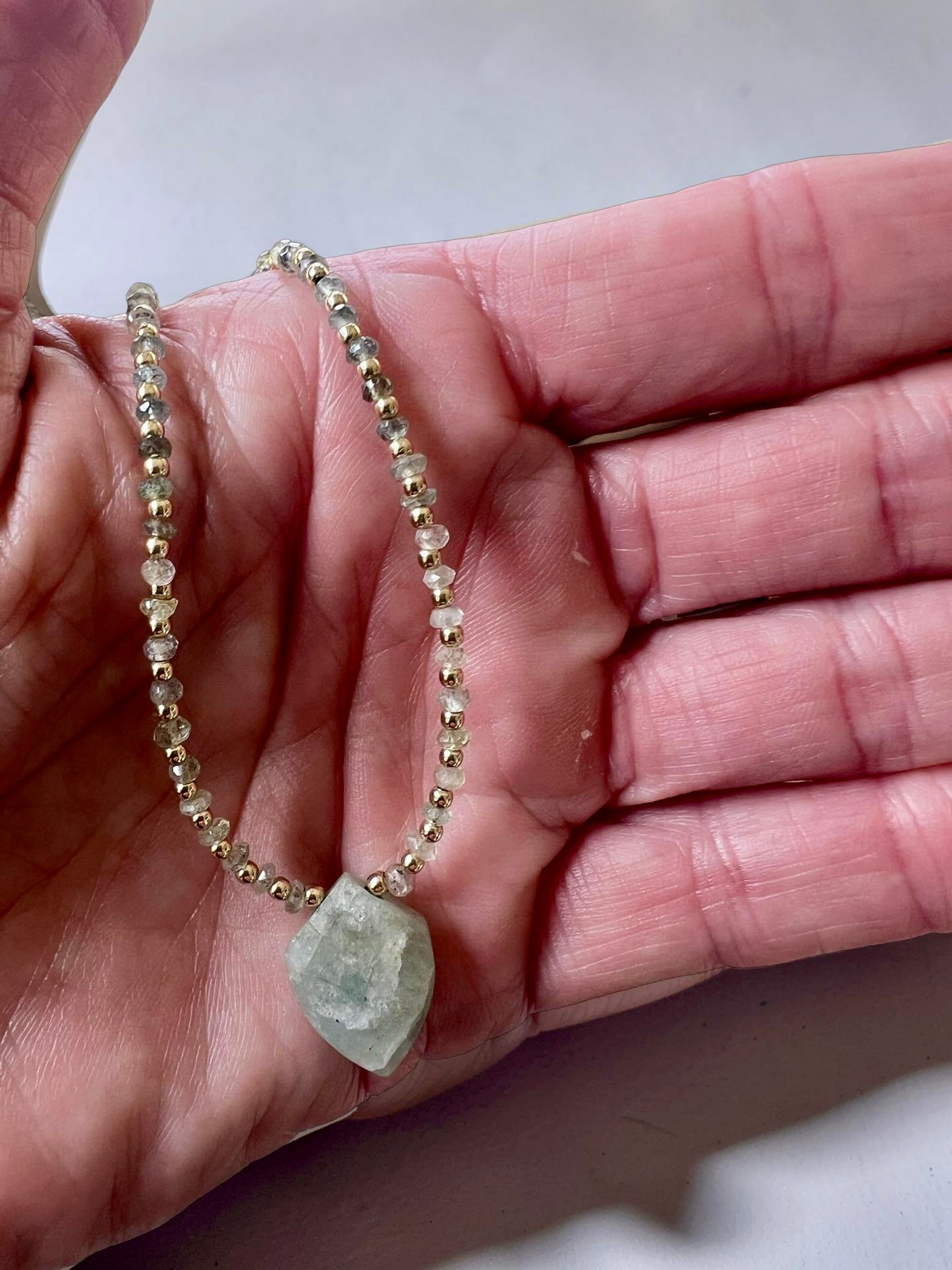 Larimar & Aquamarine Necklace