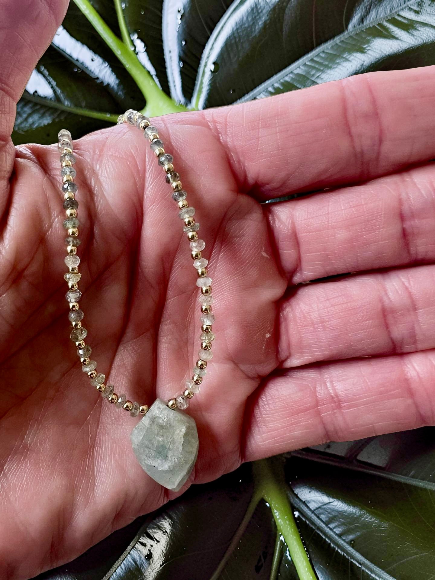 Larimar & Aquamarine Necklace