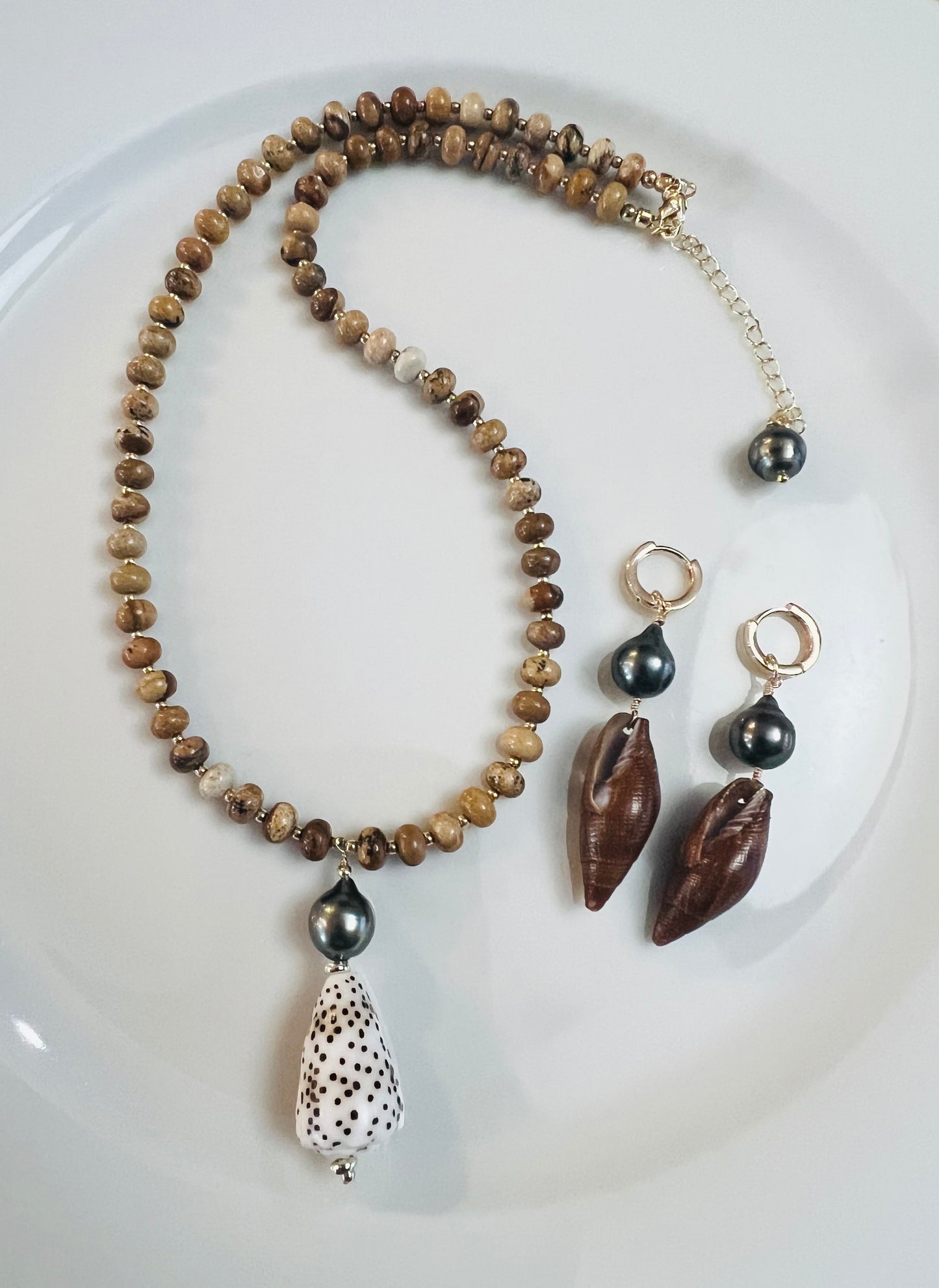 Autumn Mermaid Mala Necklace