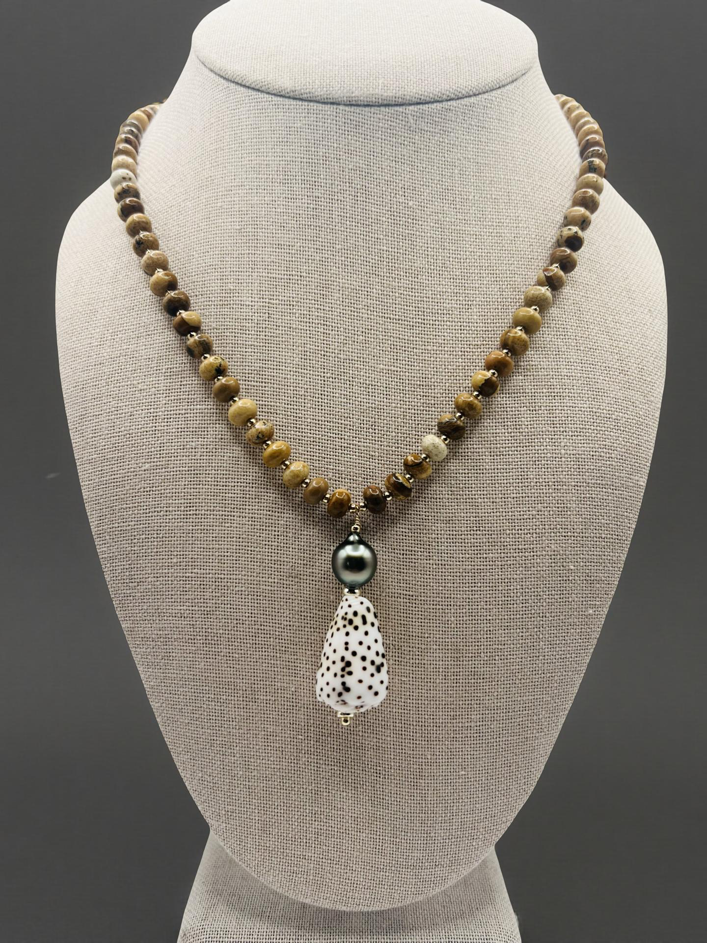 Autumn Mermaid Mala Necklace