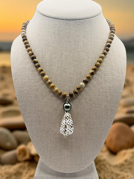 Autumn Mermaid Mala Necklace