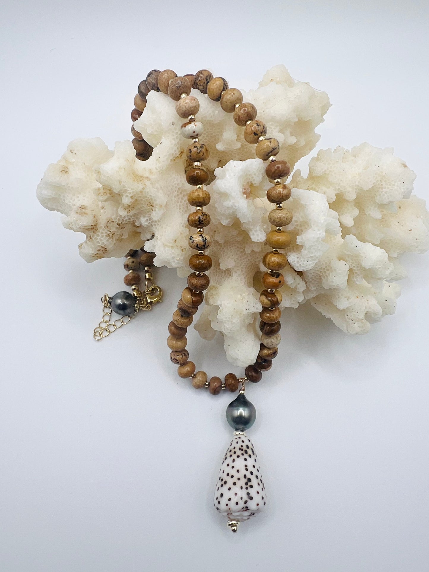 Autumn Mermaid Mala Necklace