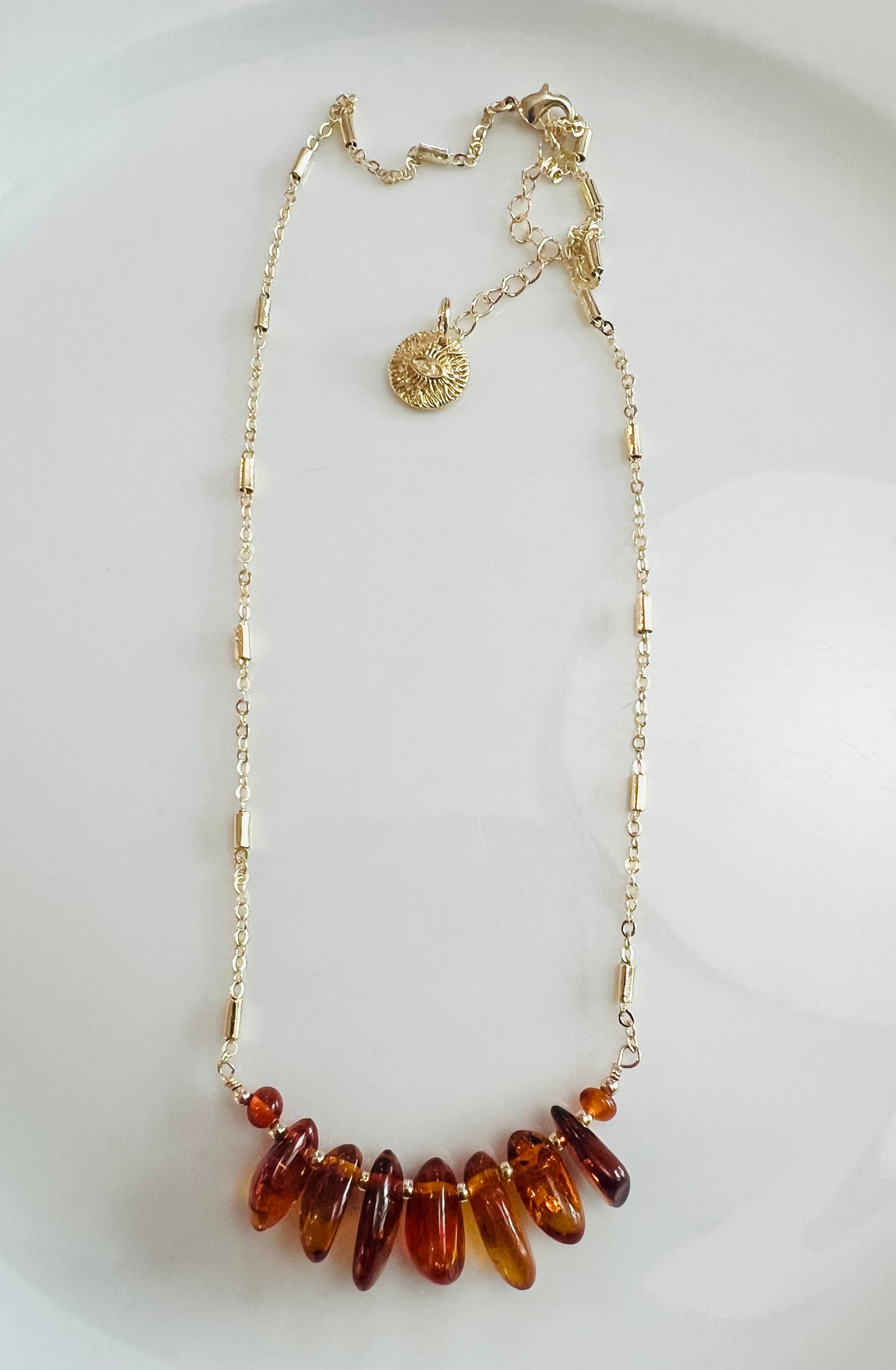 Amber Chain Necklace