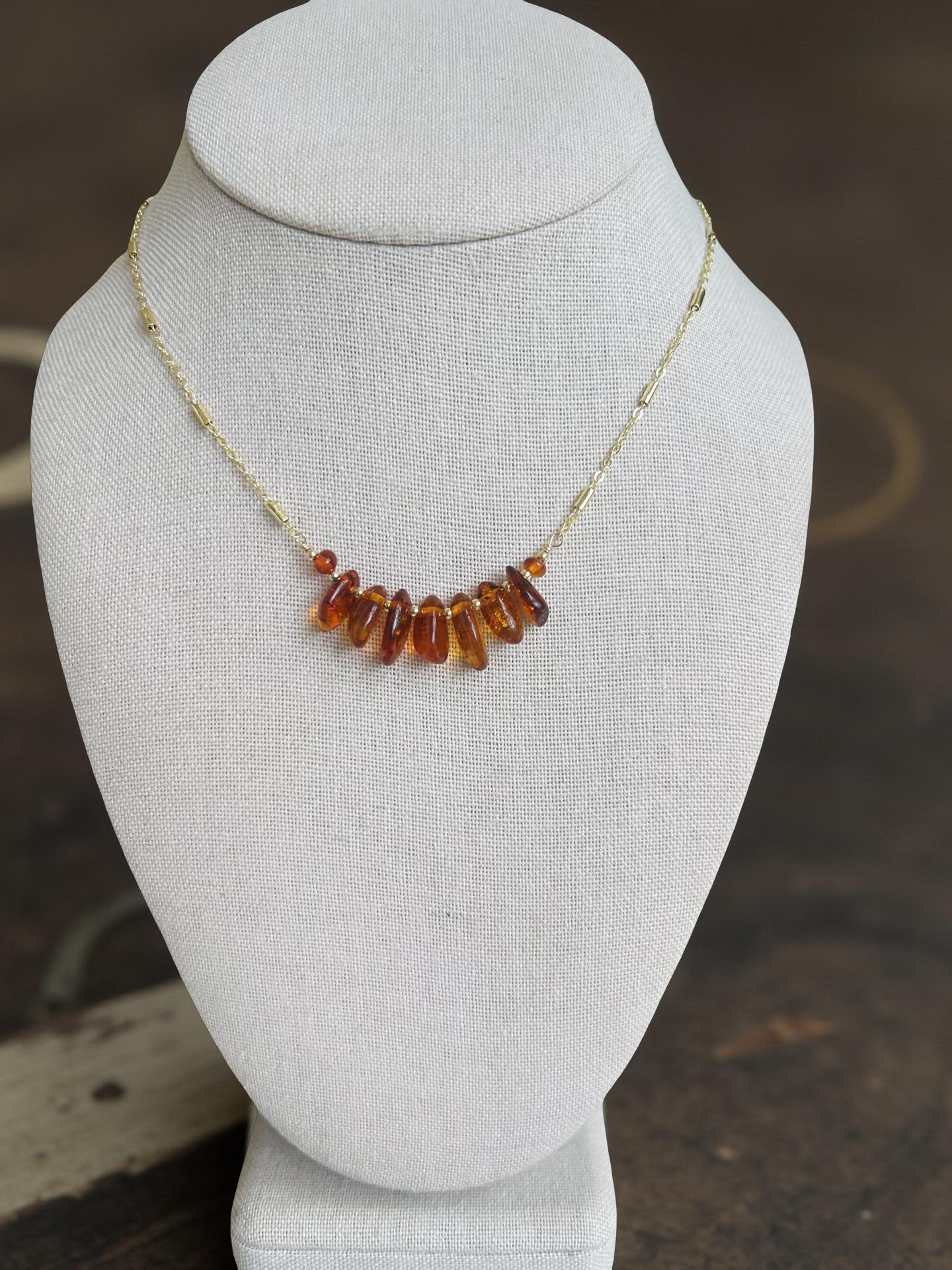 Amber Chain Necklace