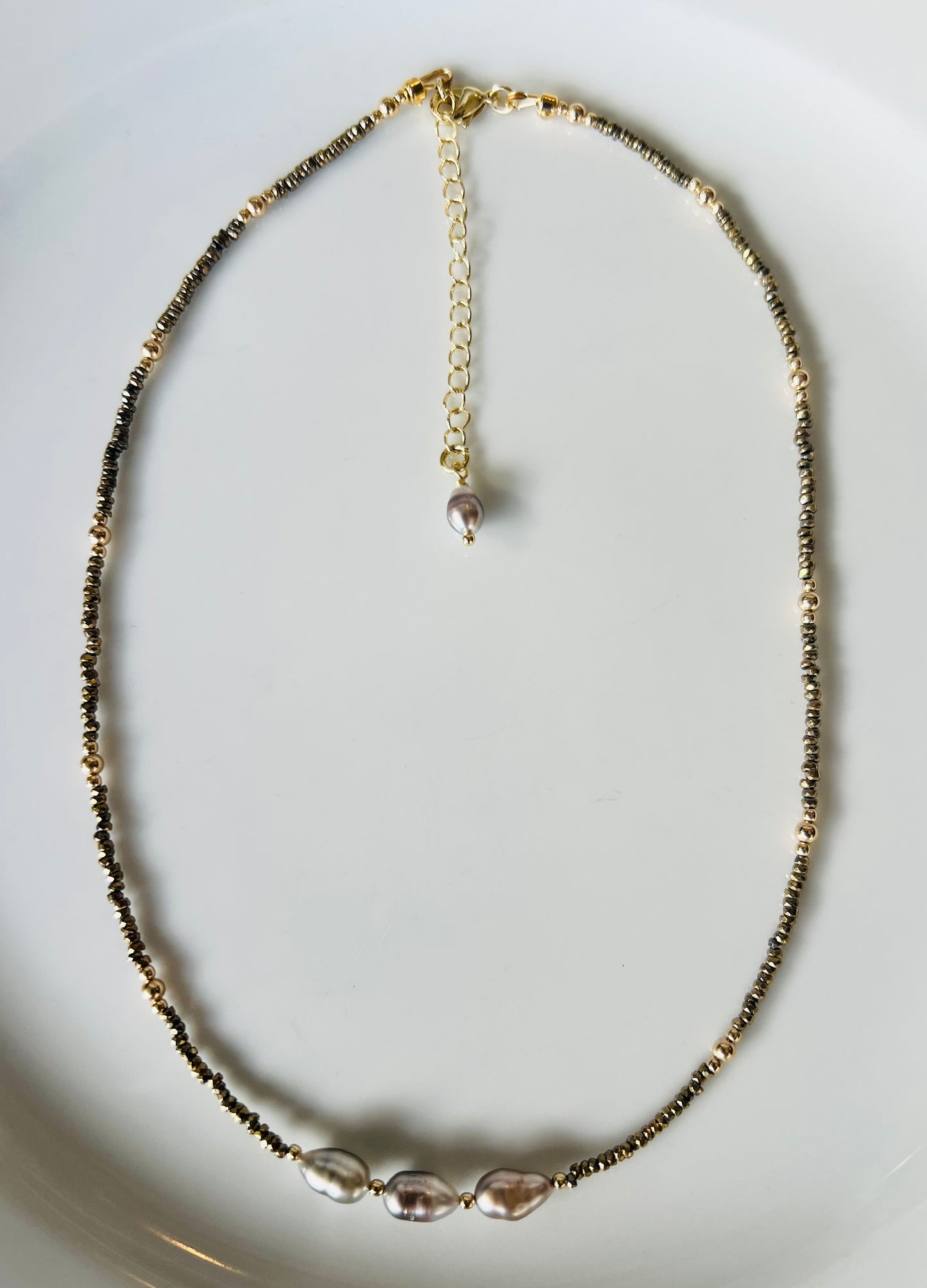 Holiday Keshi Necklace