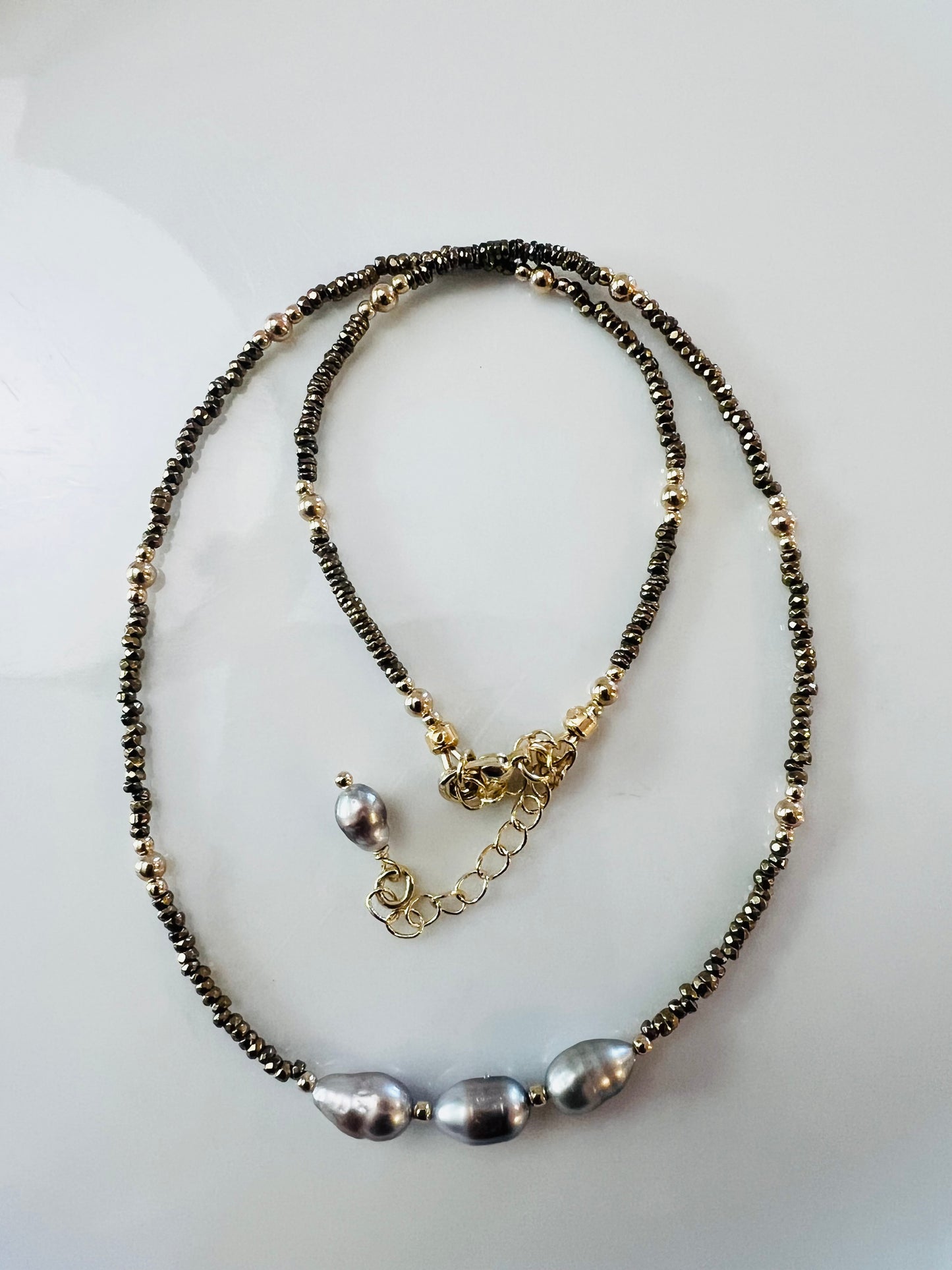 Holiday Keshi Necklace