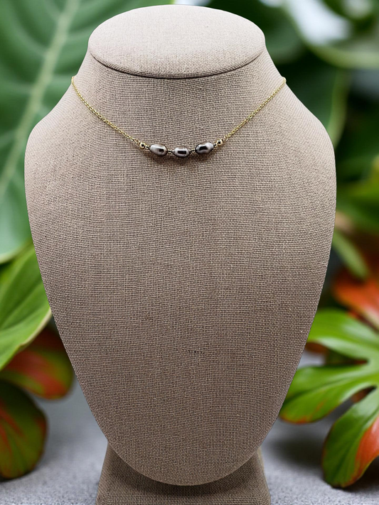 Keshi Dainty Chain Necklace