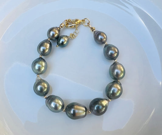 Bold Blue Tahitian Bracelet