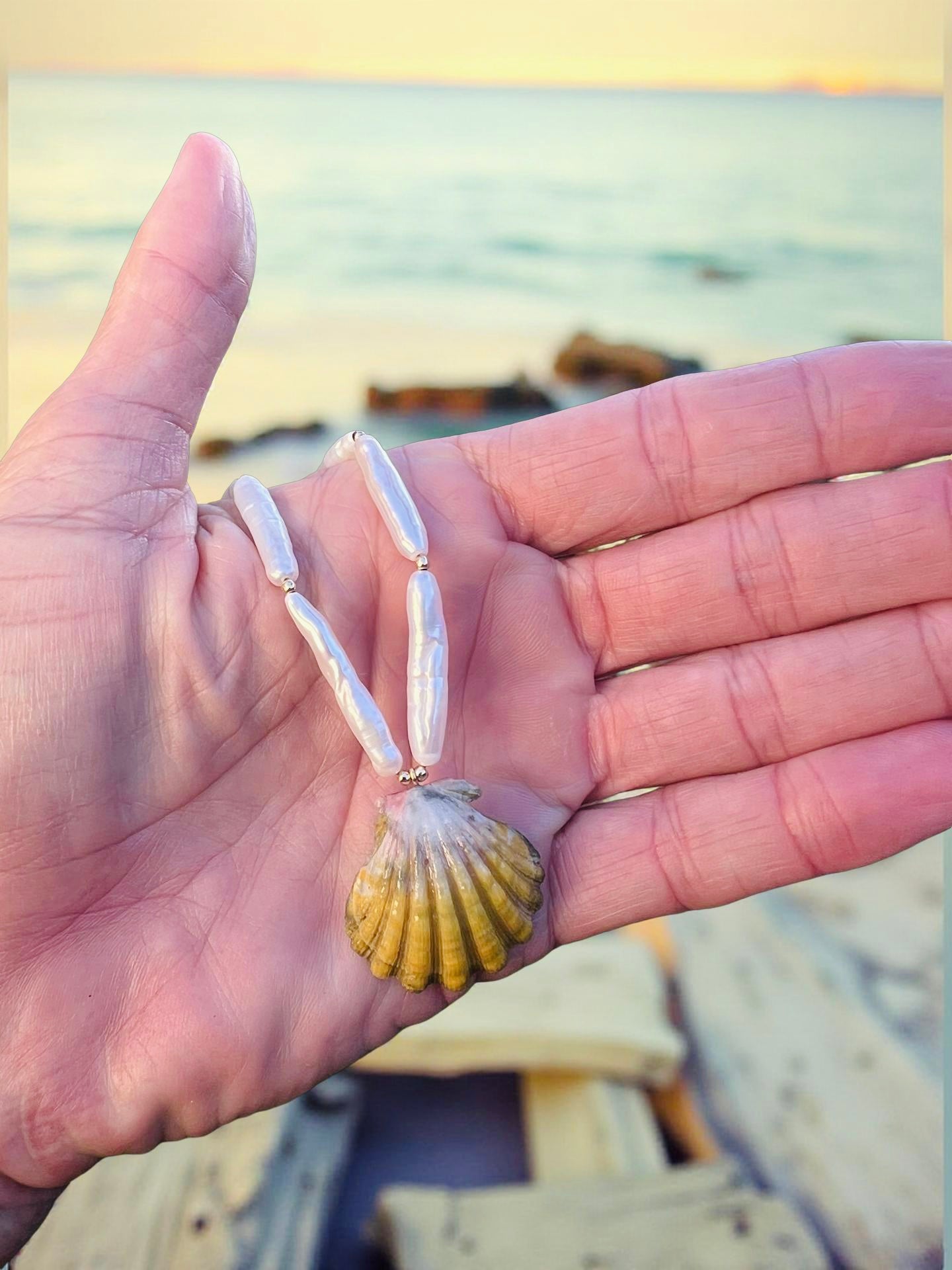 Sunrise & Stick Pearls