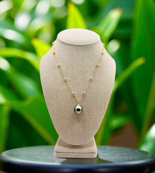 Bombucha Tahitian Pendant Necklace