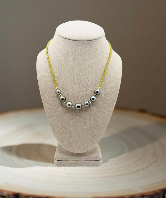 Olive Jade Goddess Necklace