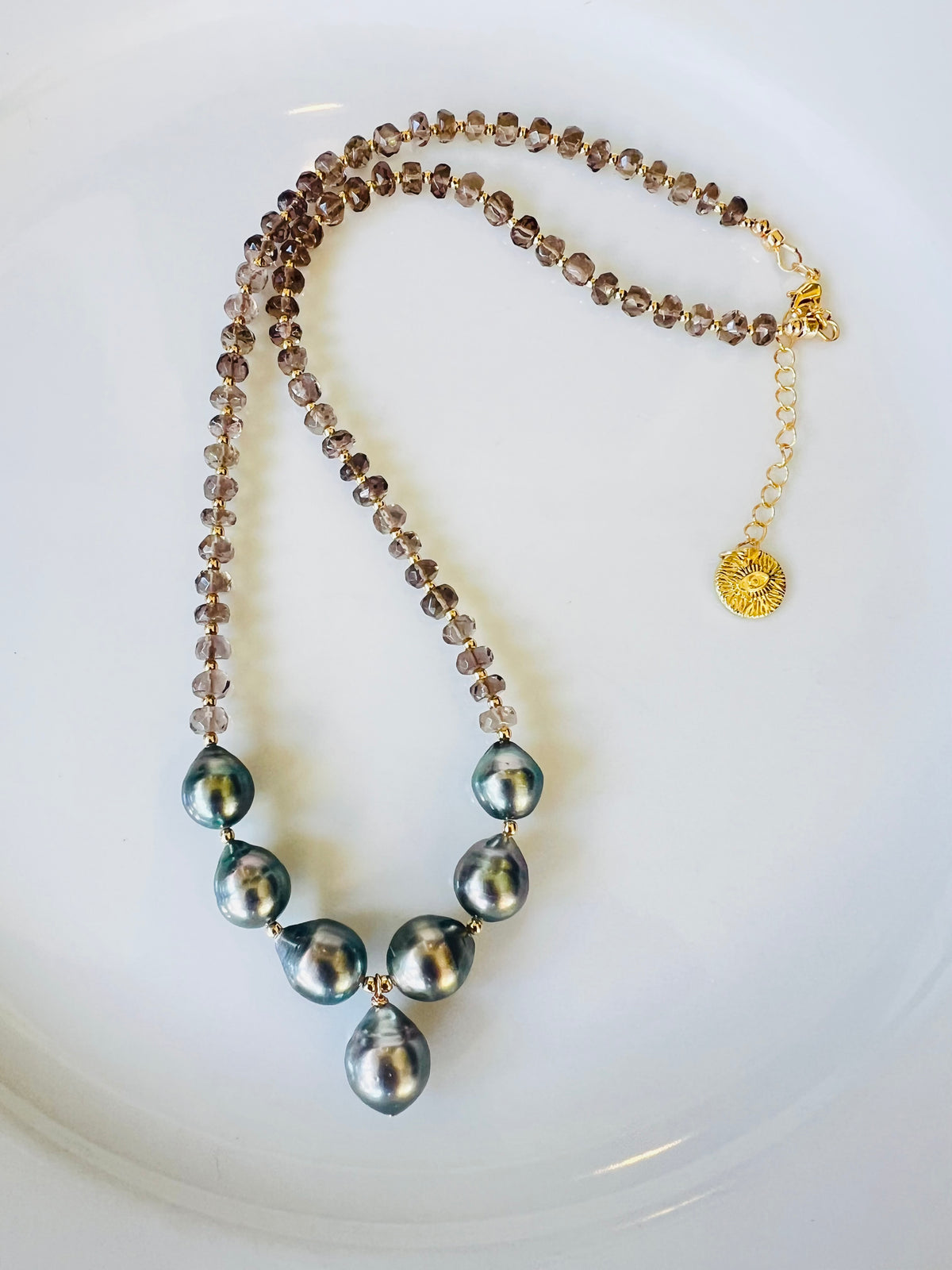 Smoky Goddess Necklace
