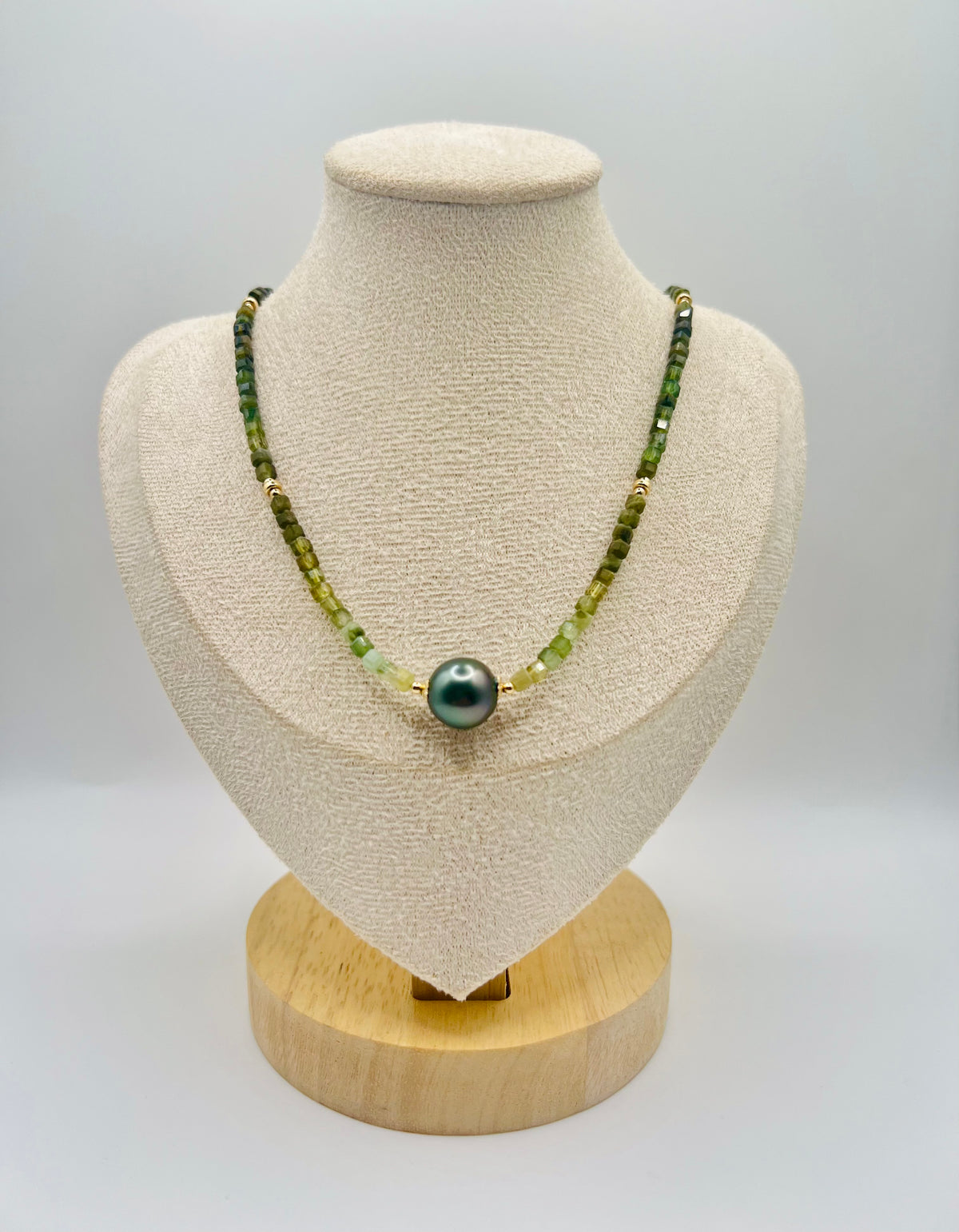 Night Forest Solitaire Necklace