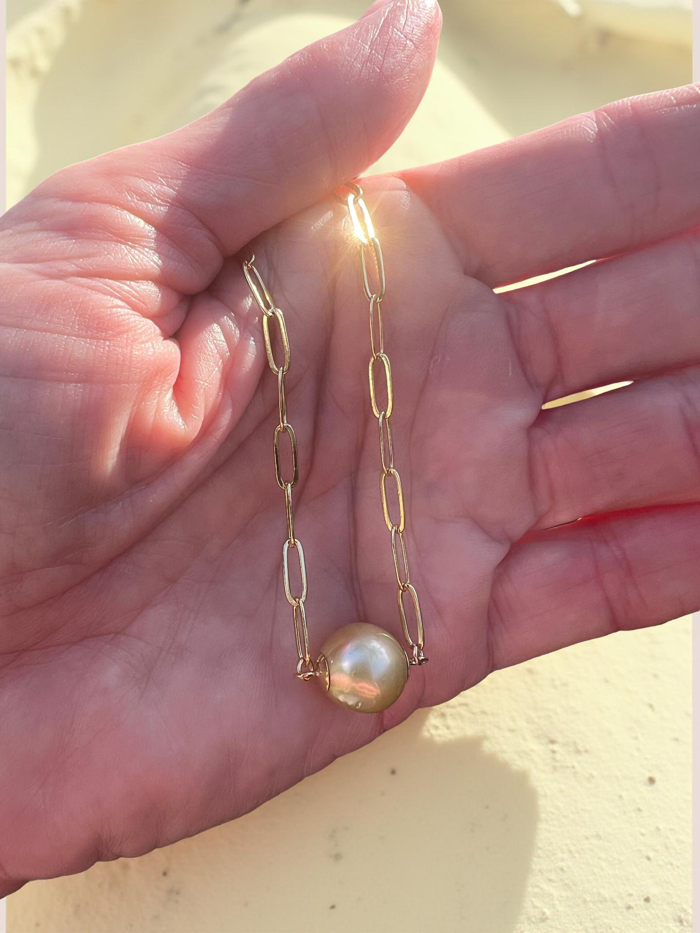 South Sea Paperclip Chain Solitaire