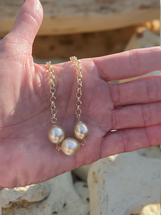 Three Wishes Rolo Chain Necklace