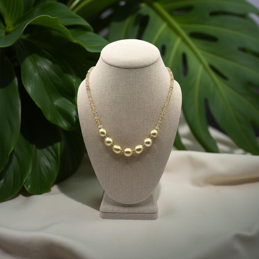 South Sea Pearl & Ethiopian Opal Necklace