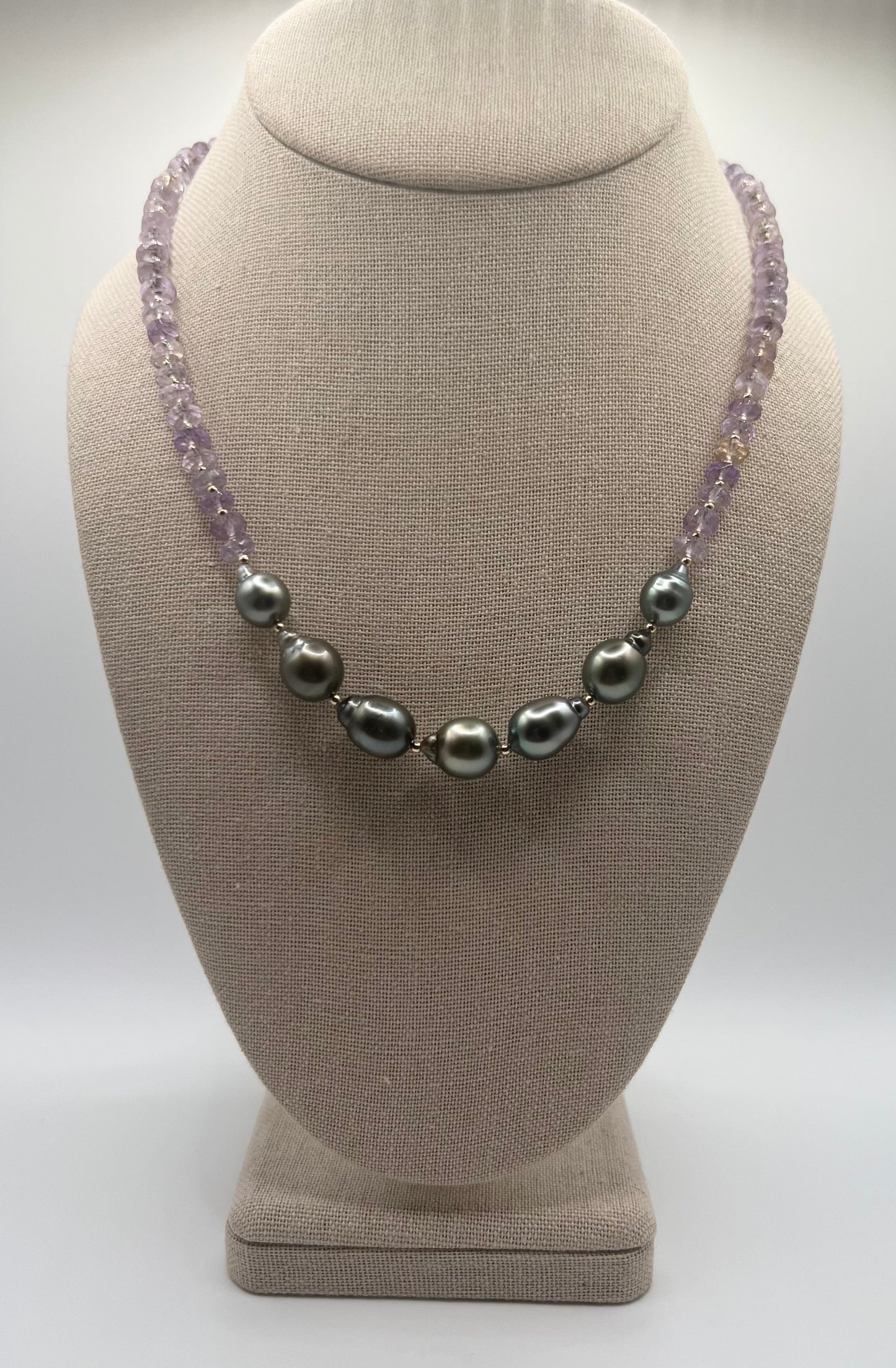 Tahitian & Amethyst Necklace