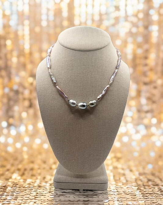 Mardi Gras Mermaid Necklace - Tahitian