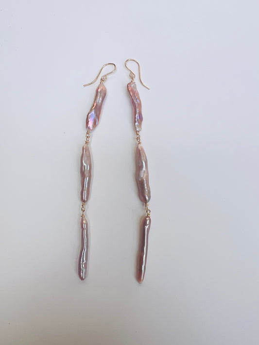 Mardi Gras Mermaid Earrings
