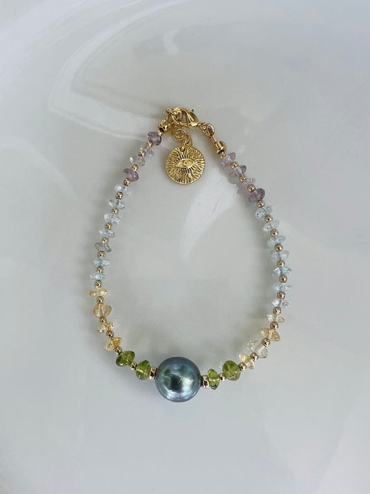 Mardi Gras Bracelet