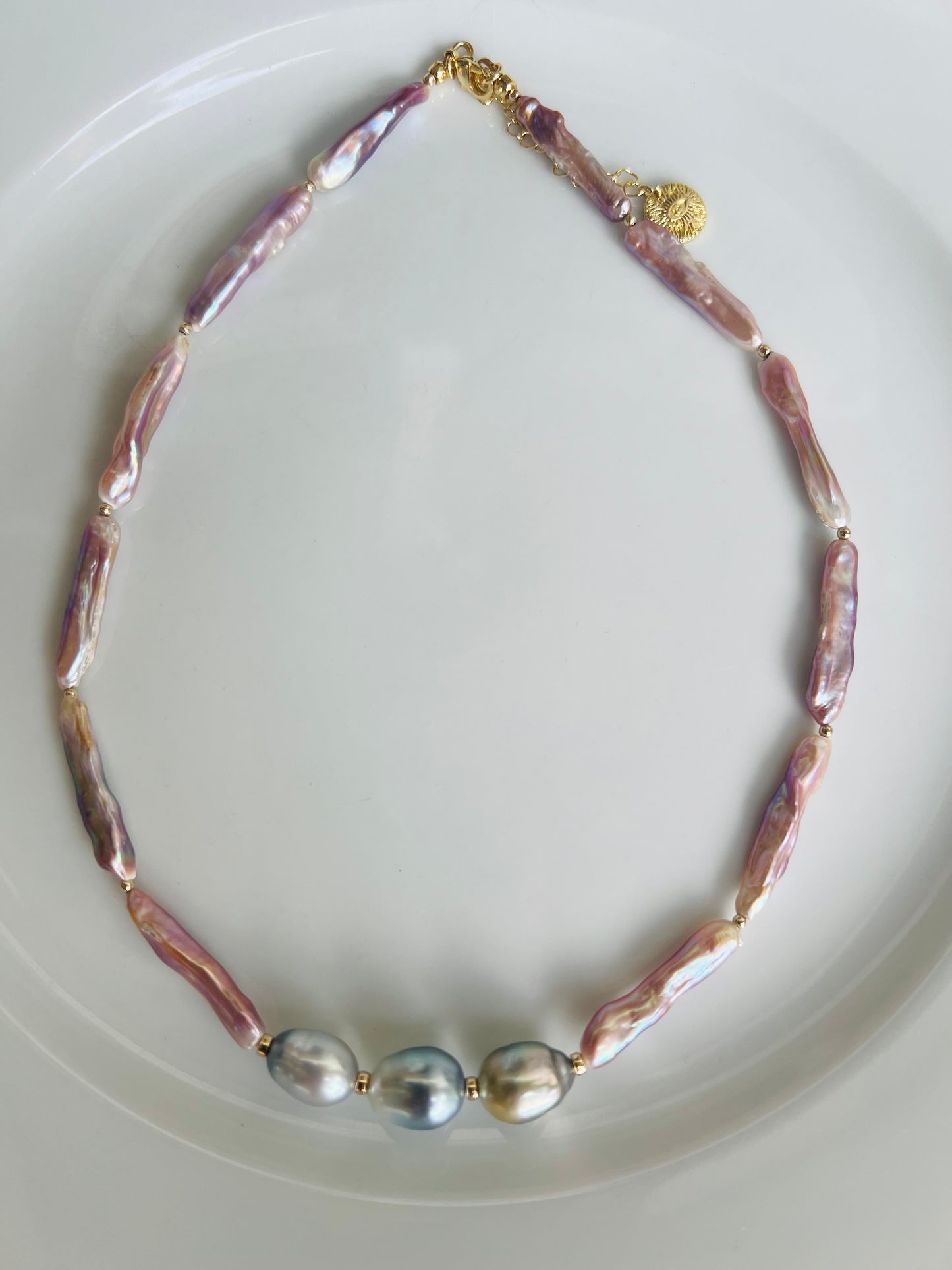 Mardi Gras Mermaid Necklace - Tahitian