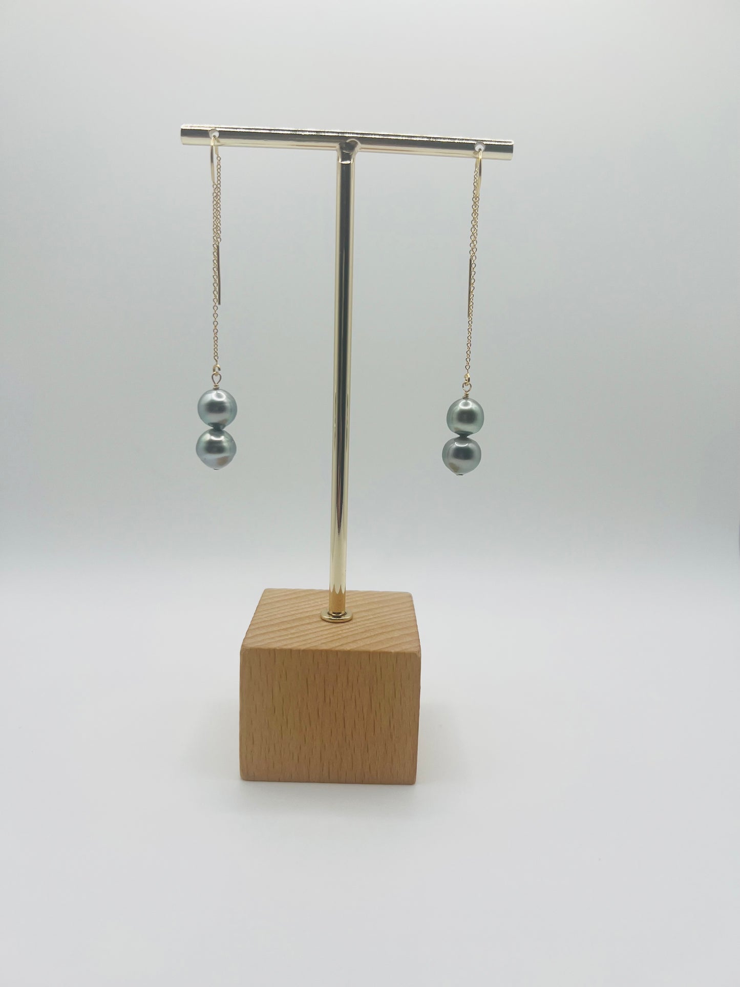 Double Tahitian Threader Earrings
