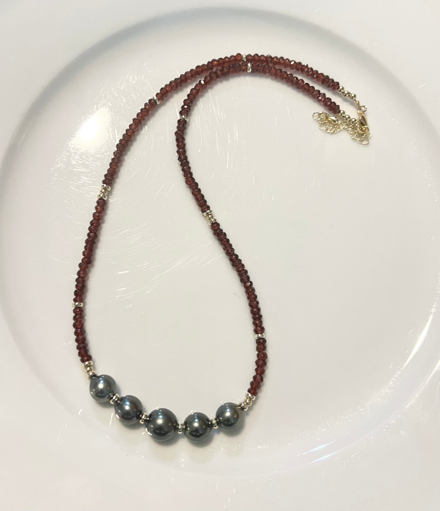 Garnet Goddess Necklace