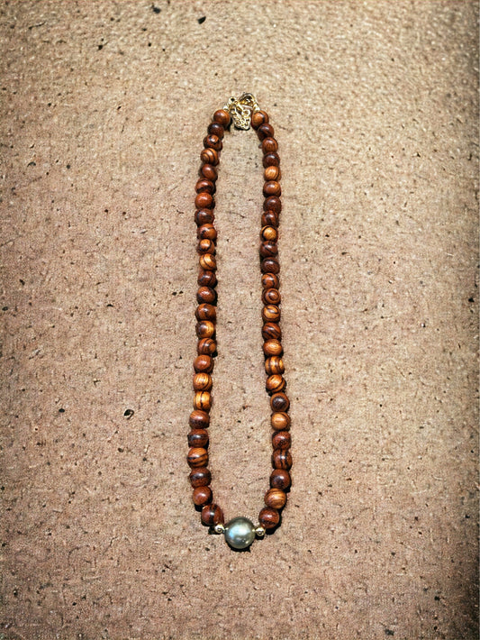 ‘Iliahi Short Necklace - Silver
