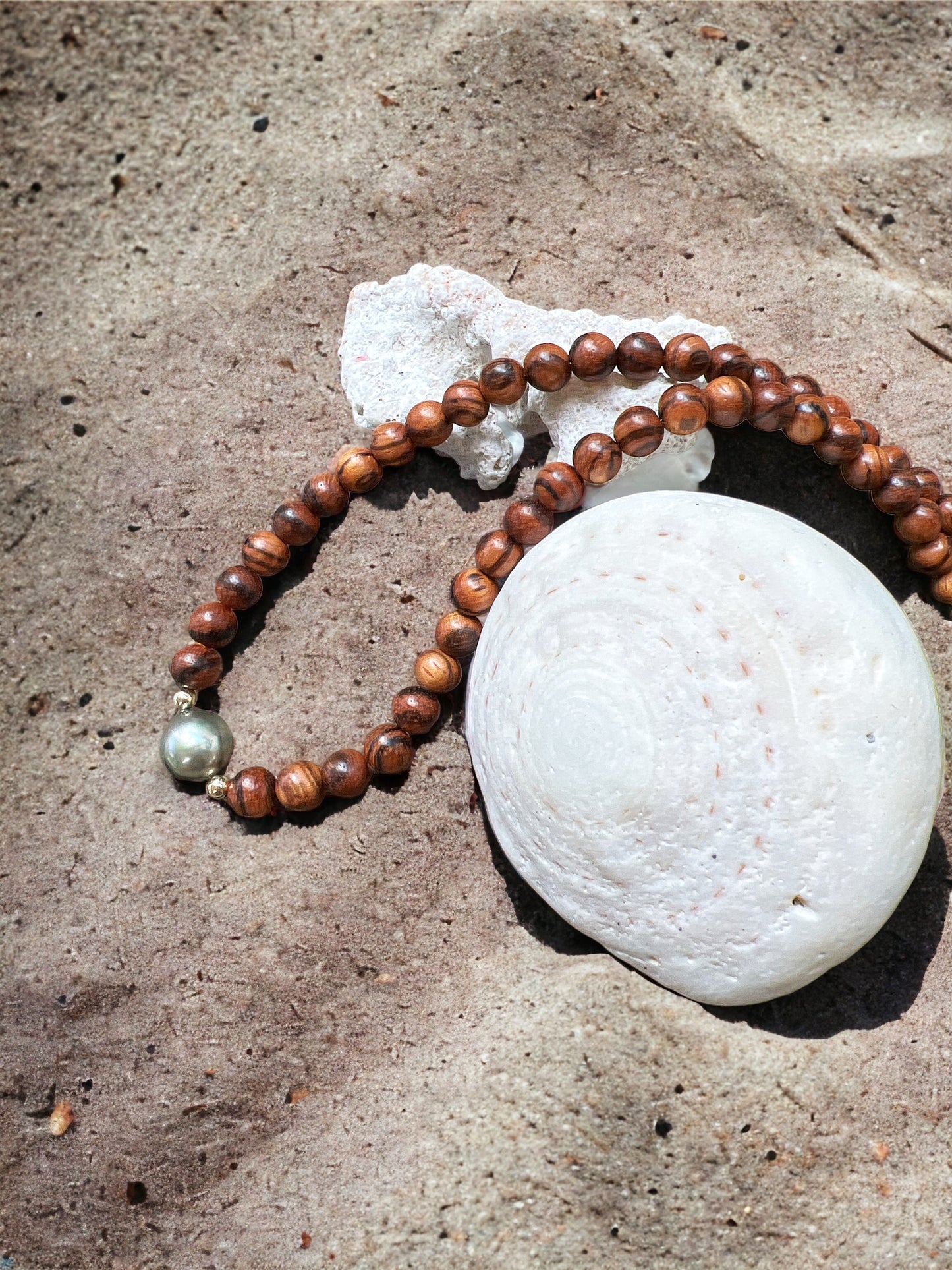 ‘Iliahi Short Necklace - Silver