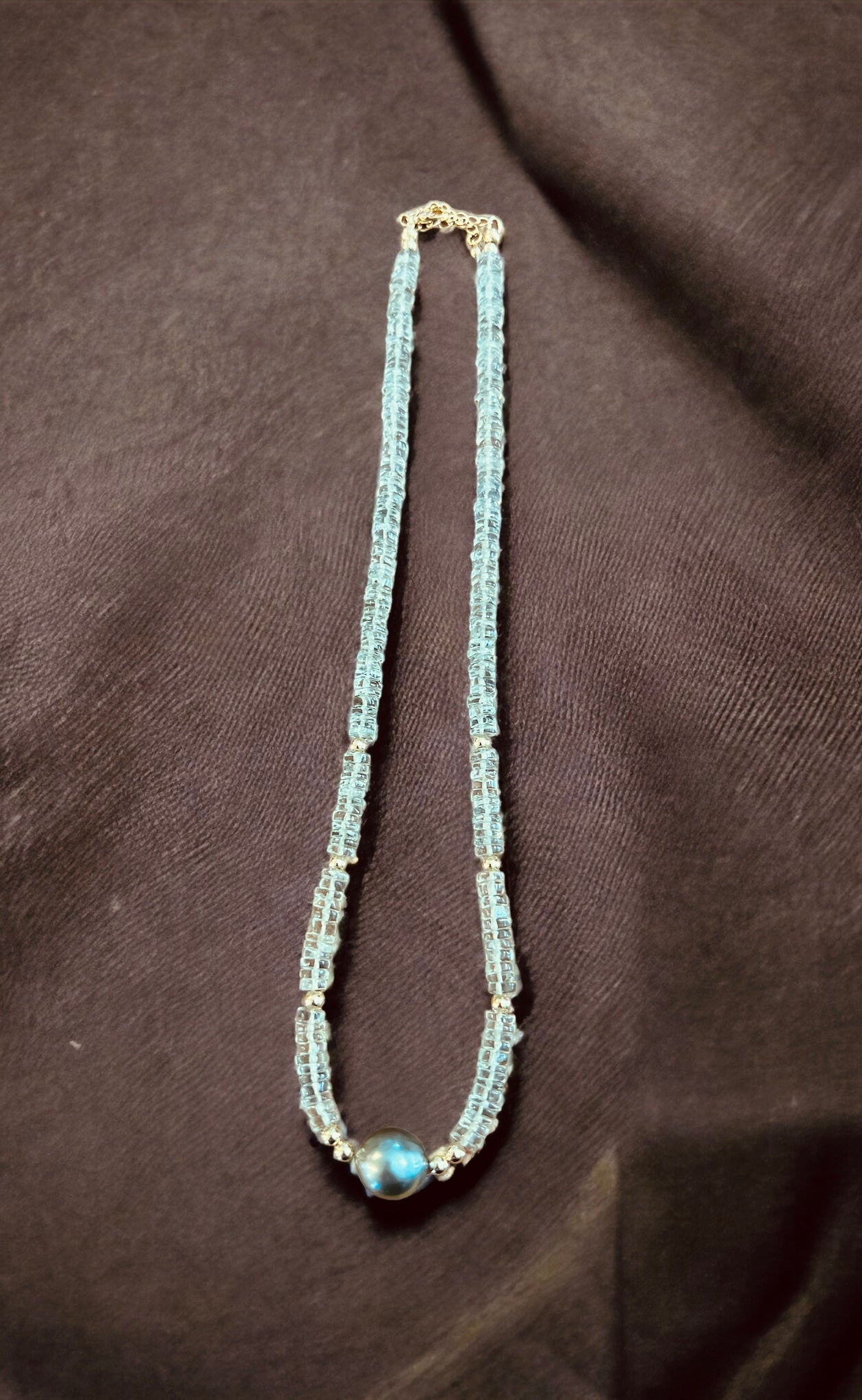 Cierra Green Amethyst Necklace