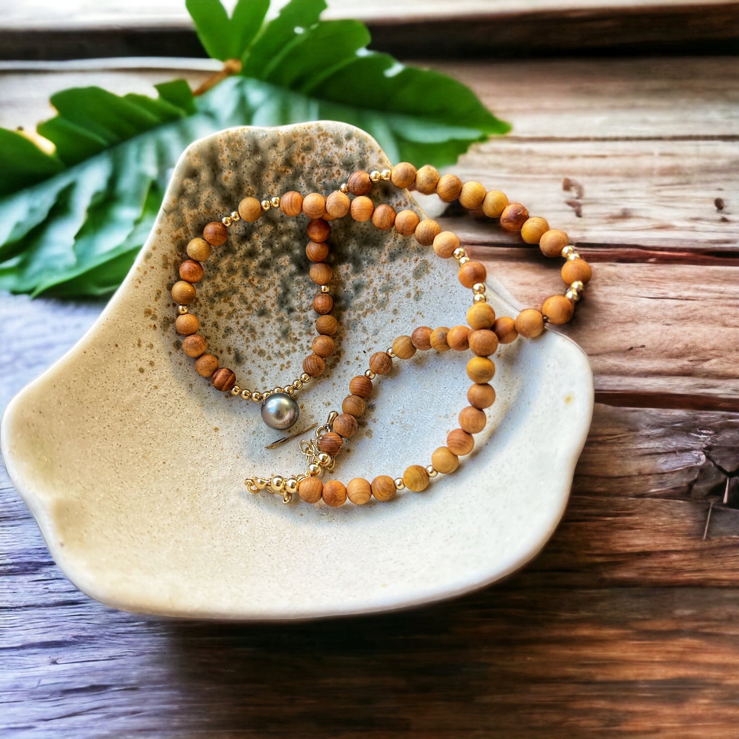 Tahitian Mala Necklace
