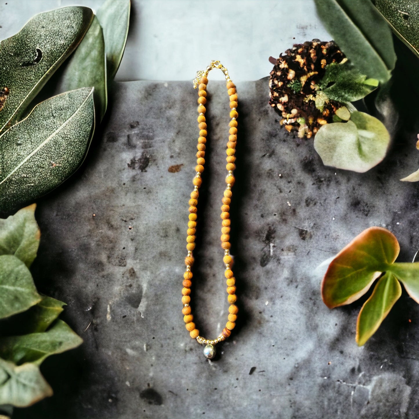 Tahitian Mala Necklace