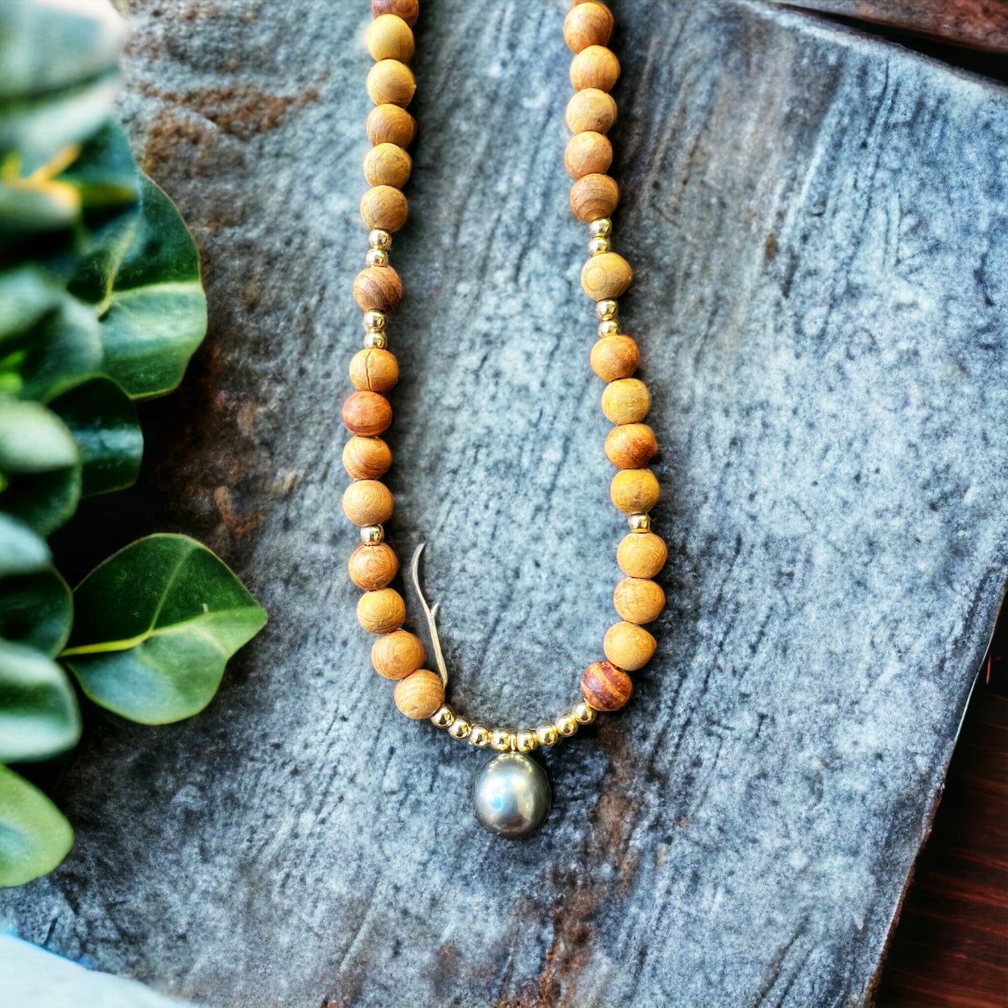Tahitian Mala Necklace