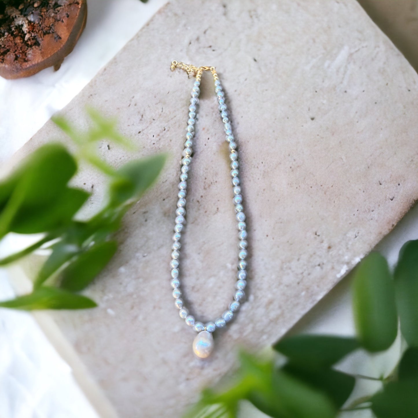 Lavender Edison Necklace