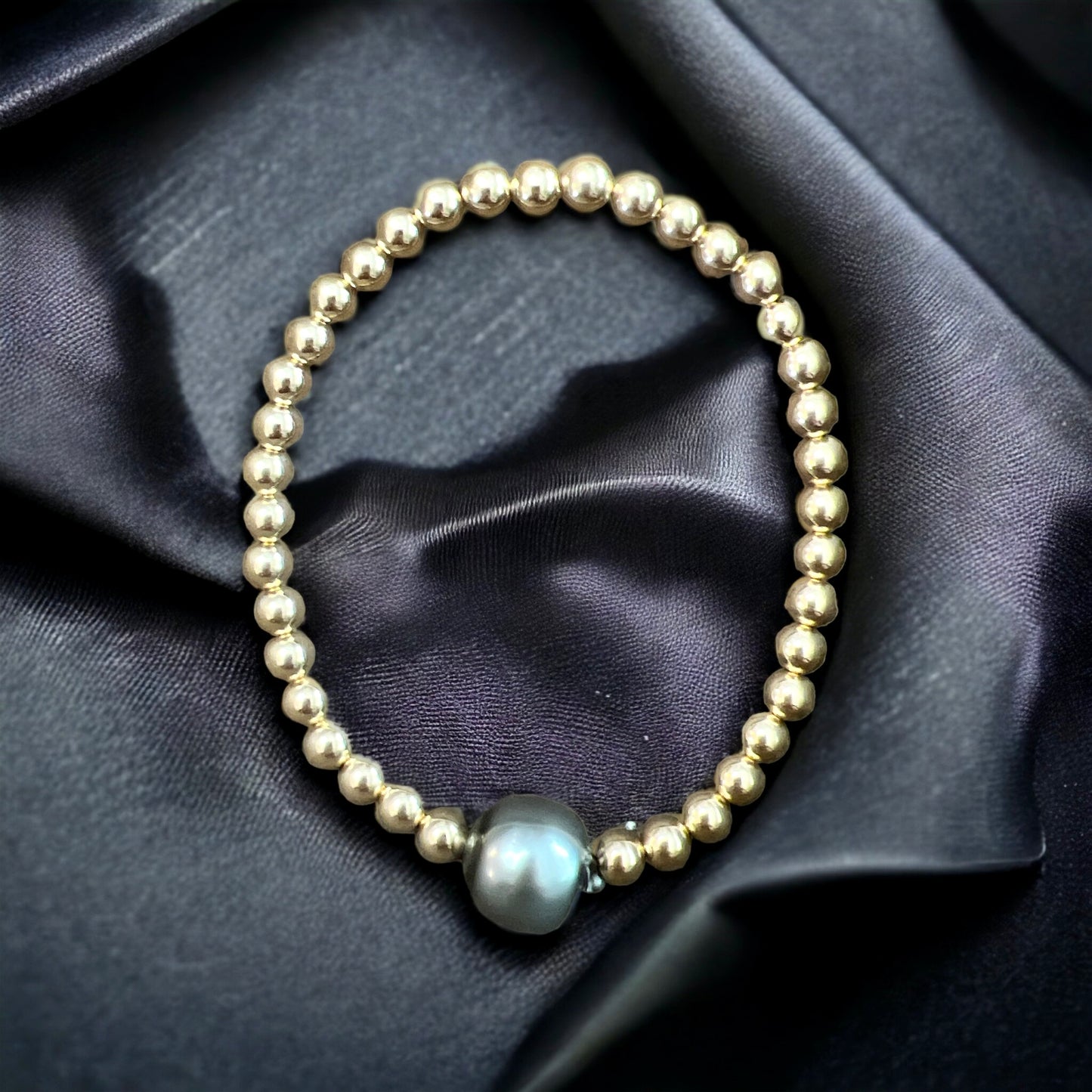 Golden Bubbles Tahitian Bracelet